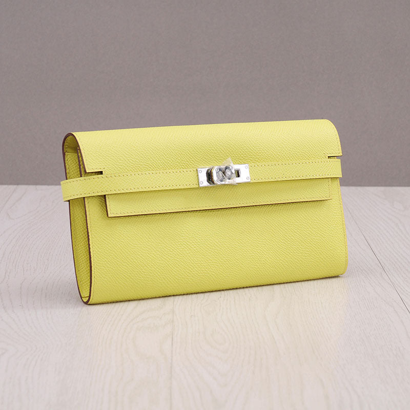 First Layer Cowhide Clutch Long Genuine Ladies Wallets