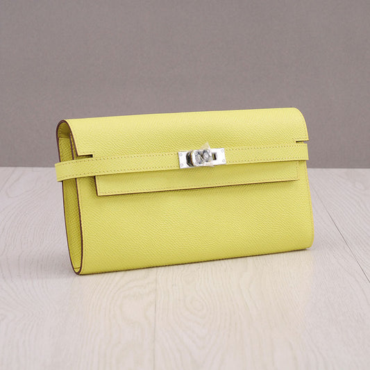 First Layer Cowhide Clutch Long Genuine Ladies Wallets