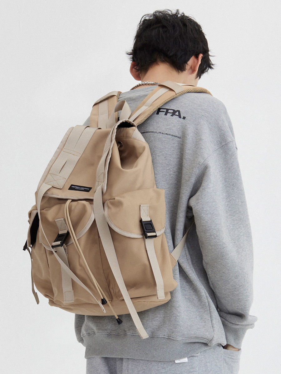 Hello Female College Male Junior Niche Backpacks