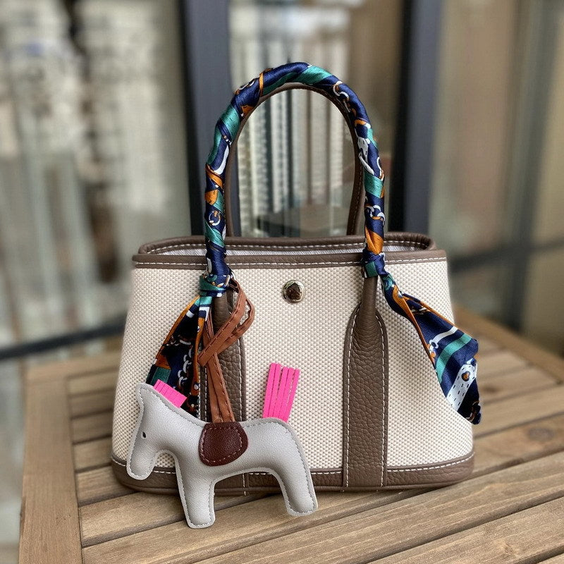 First Layer Cowhide Contrast Color Fashion Handbags