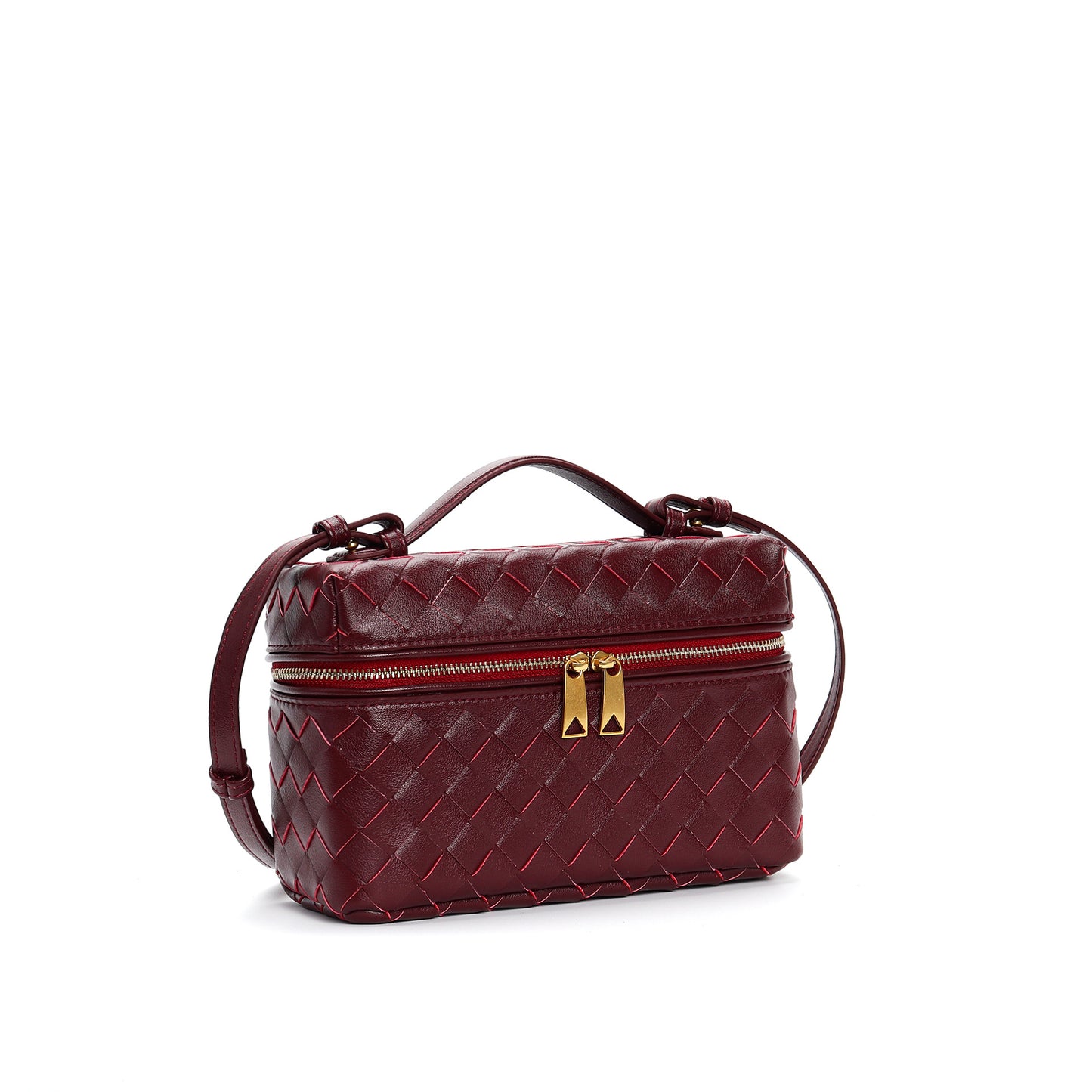 Classic Style Box Female Genuine Leather Portable Crossbody Bags