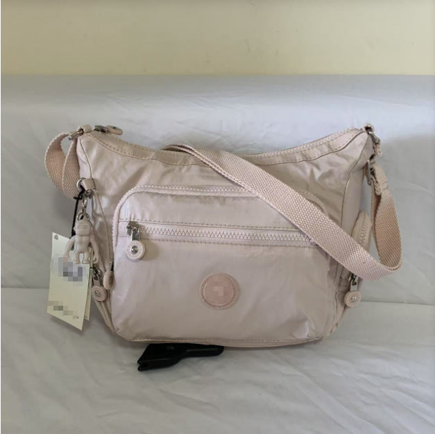 Spring Monkey Mesh Purple Series Nylon Crossbody Bags