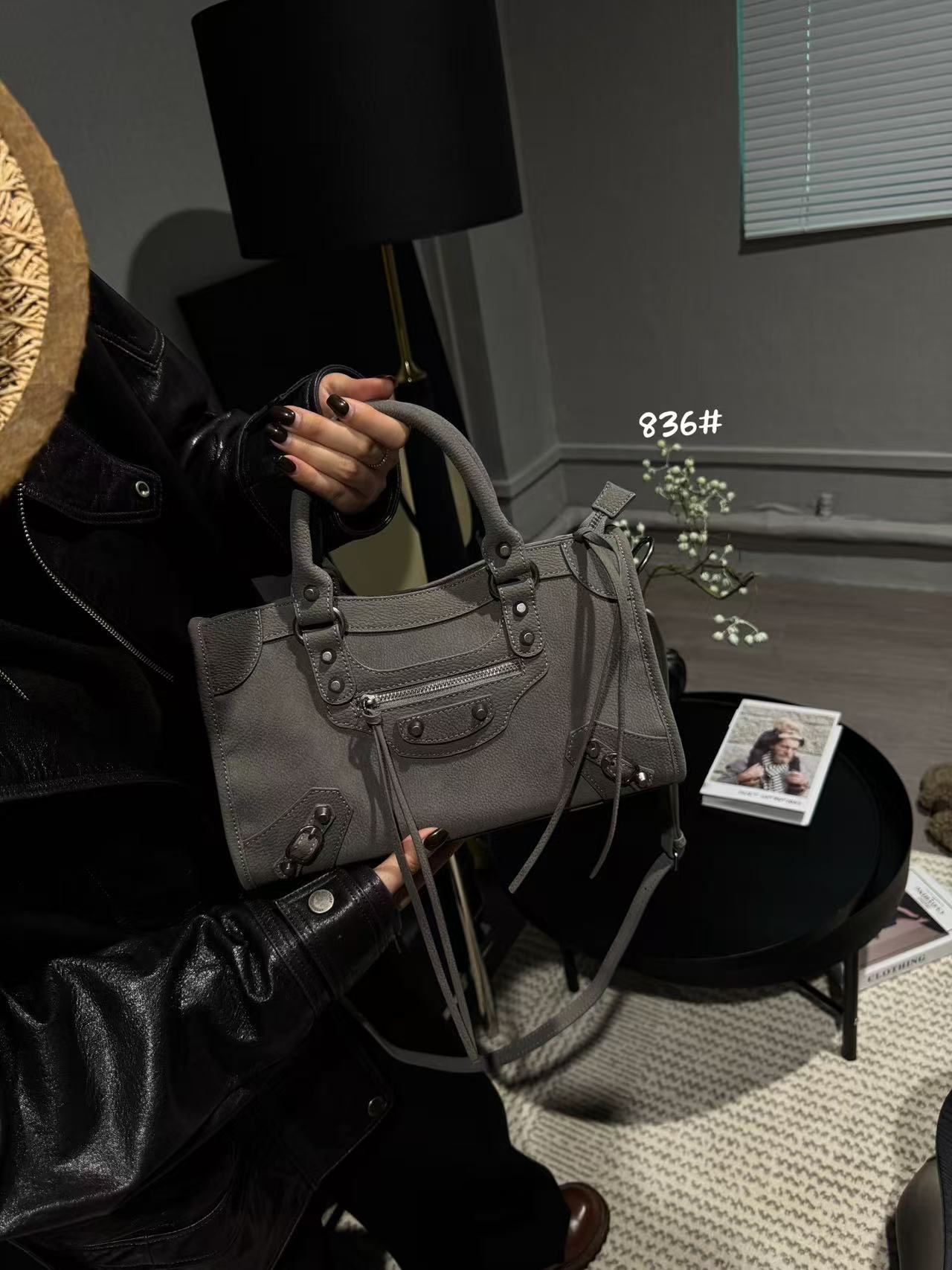 Retro Frosted Leather Motorcycle Female Commuting Fashion Bags