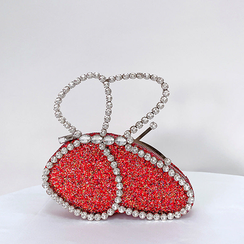 Women's Antique Monster Trendy Dinner Butterfly Flash Bags