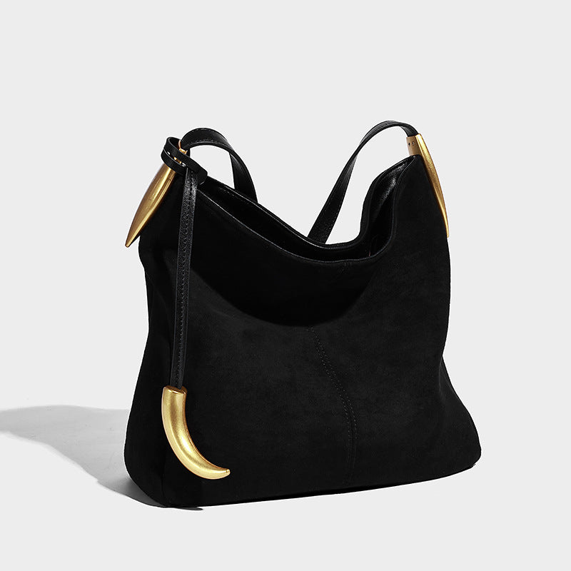 Elegant Female Matte Fashion Niche Commuter Shoulder Bags