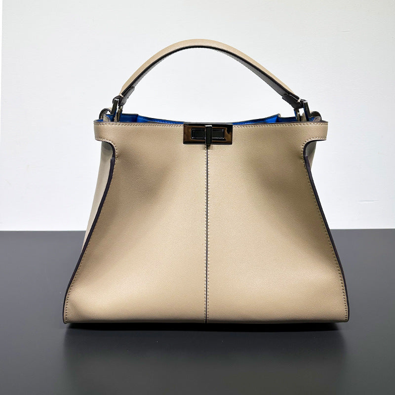 Women's Leather Fashionable Large Capacity With Cat Handbags