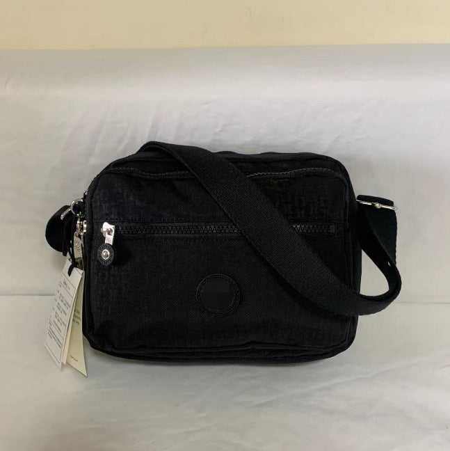 Women's Spring Monkey Urban Simple Nylon Compartment Crossbody Bags