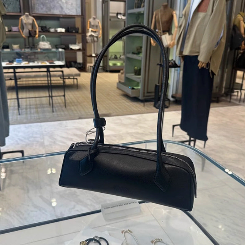 Women's Minority Sausage Vintage Underarm Baguette Leather Backpacks