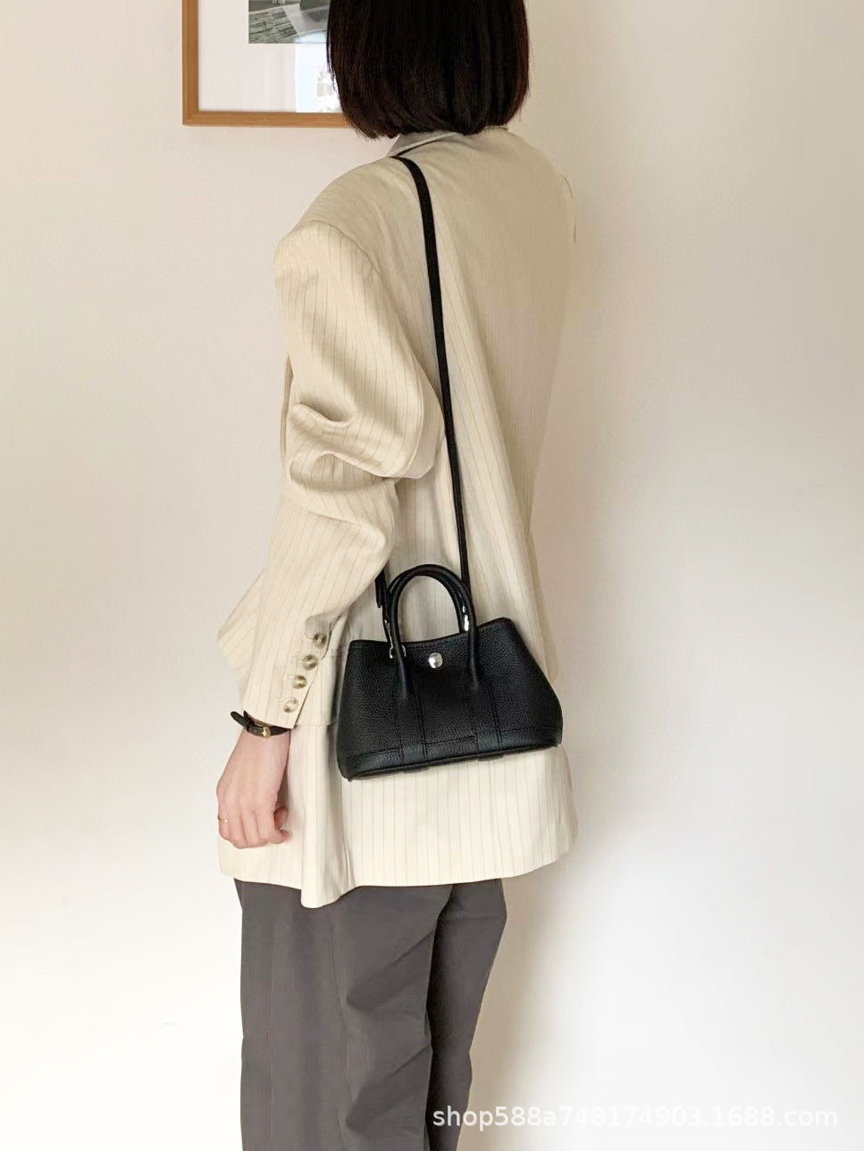 Women's First Layer Cowhide Mini High-grade Fashionable Handbags