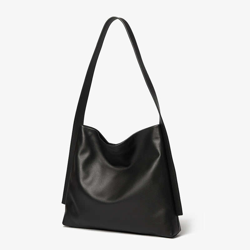 Idle Large Capacity Totes First Layer Cowhide Shoulder Bags