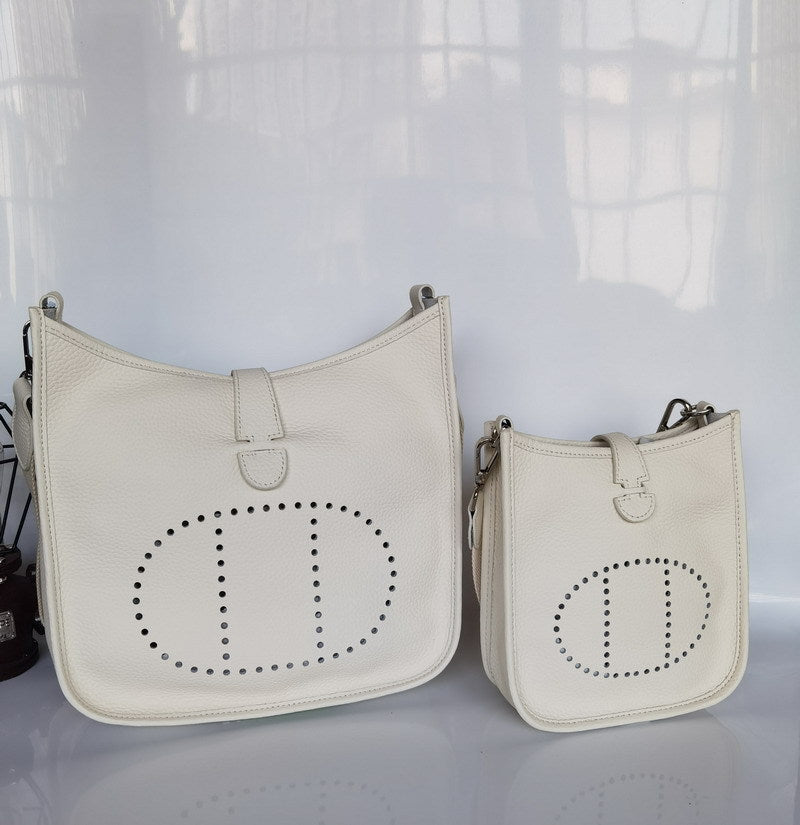 Women's & Men's & Layer Cowhide Lychee Pattern Handbags