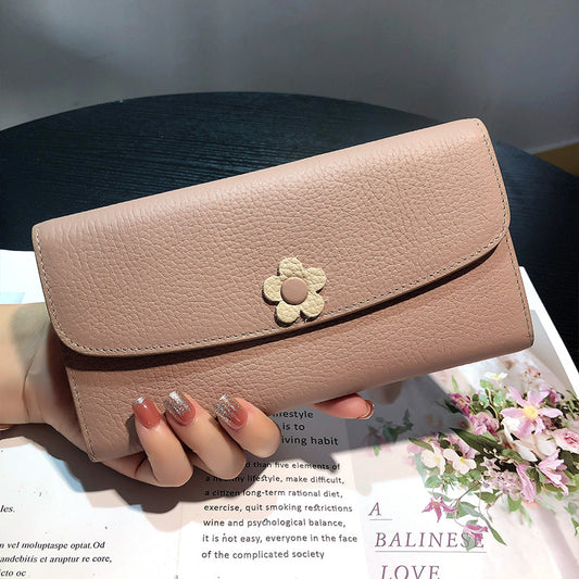 Women's Comfortable Long Genuine Leather Fashion Ladies Wallets