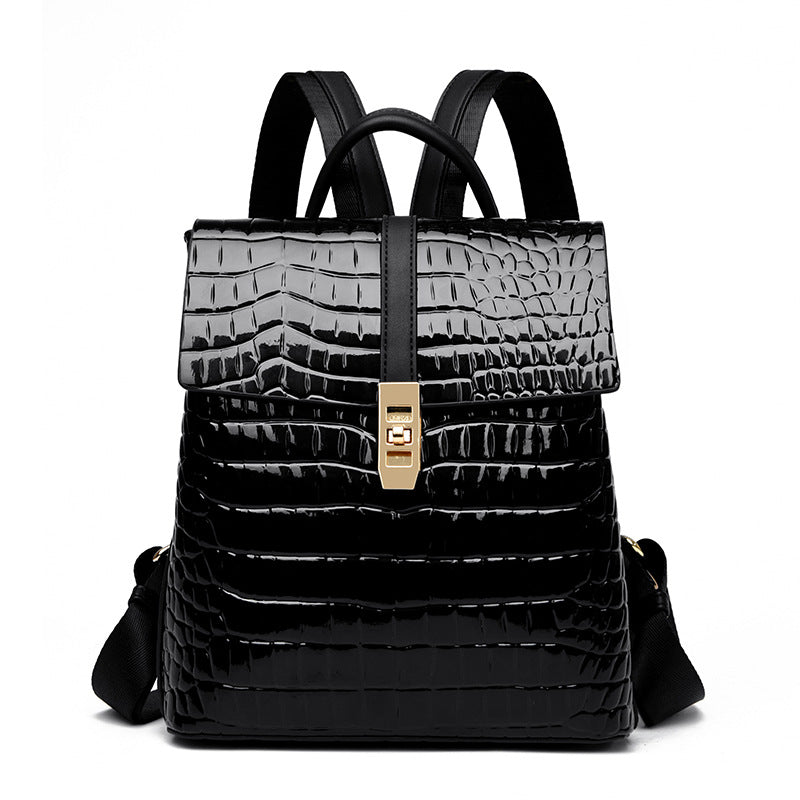 Women's Simple Trendy Patent Leather For Bags