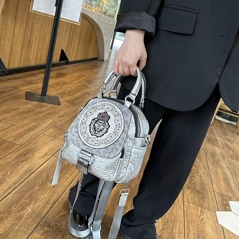 Women's High-grade Western Style Fashion Trendy Genuine Backpacks