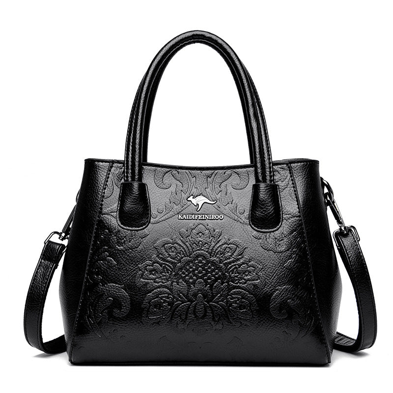 Women's Stylish Popular Chinese Style Embossed Handbags