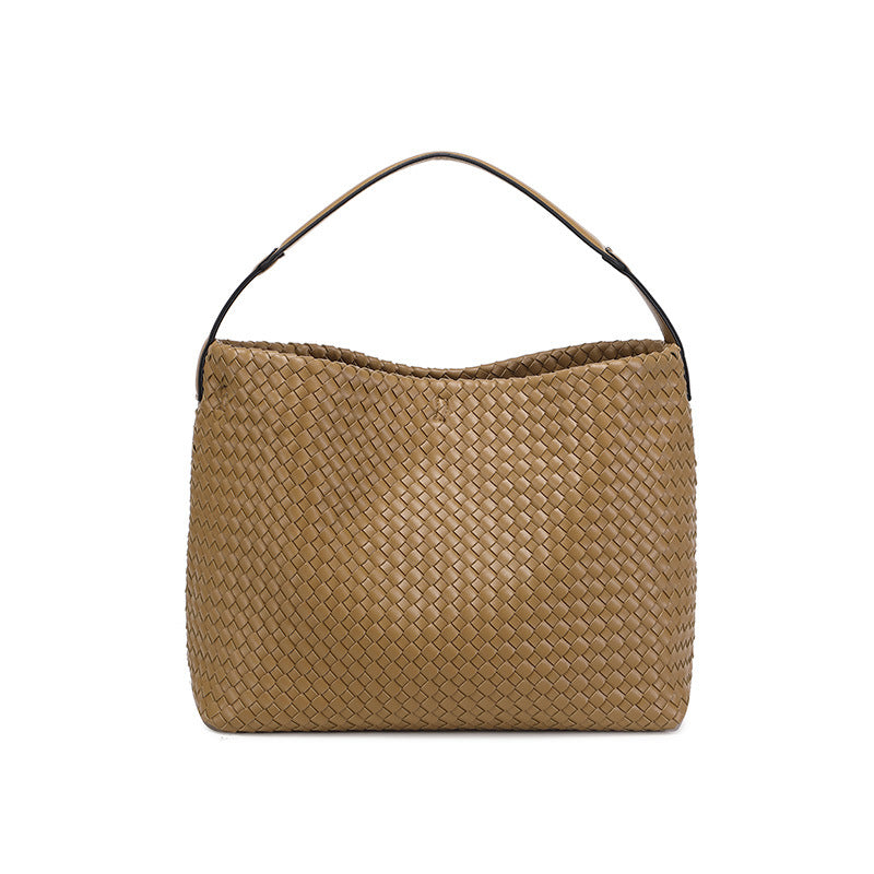 Women's Design Woven Large Capacity Totes Portable Mother Shoulder Bags