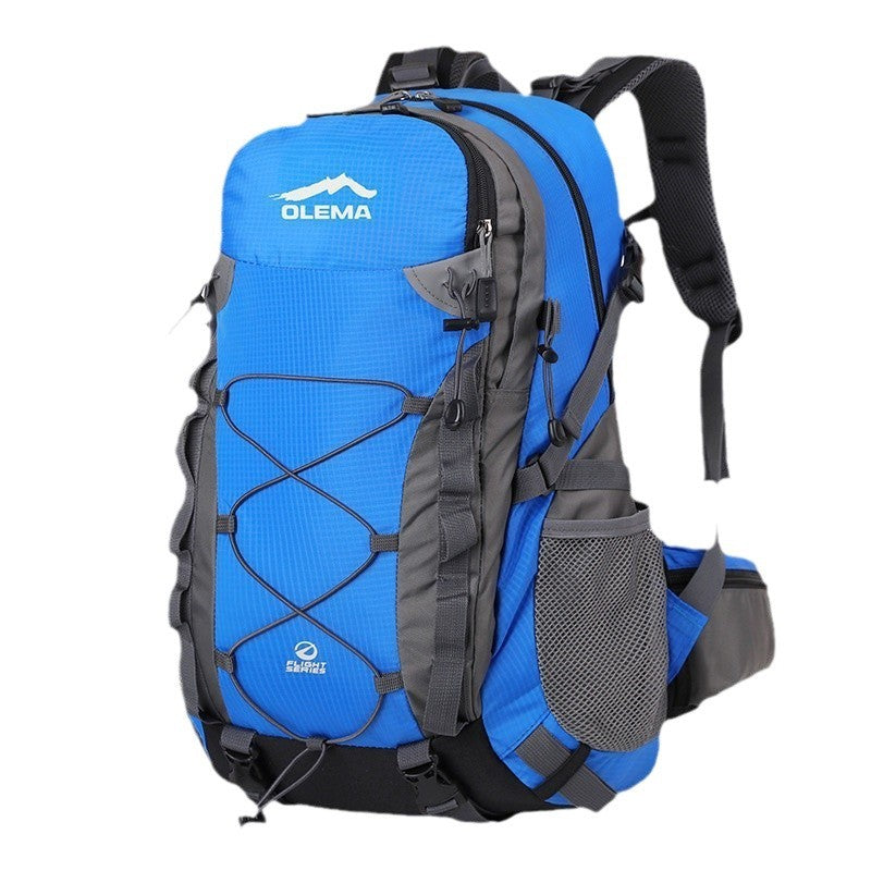 Men's Professional Hiking Nylon Large Capacity Waterproof Mountaineering Backpacks