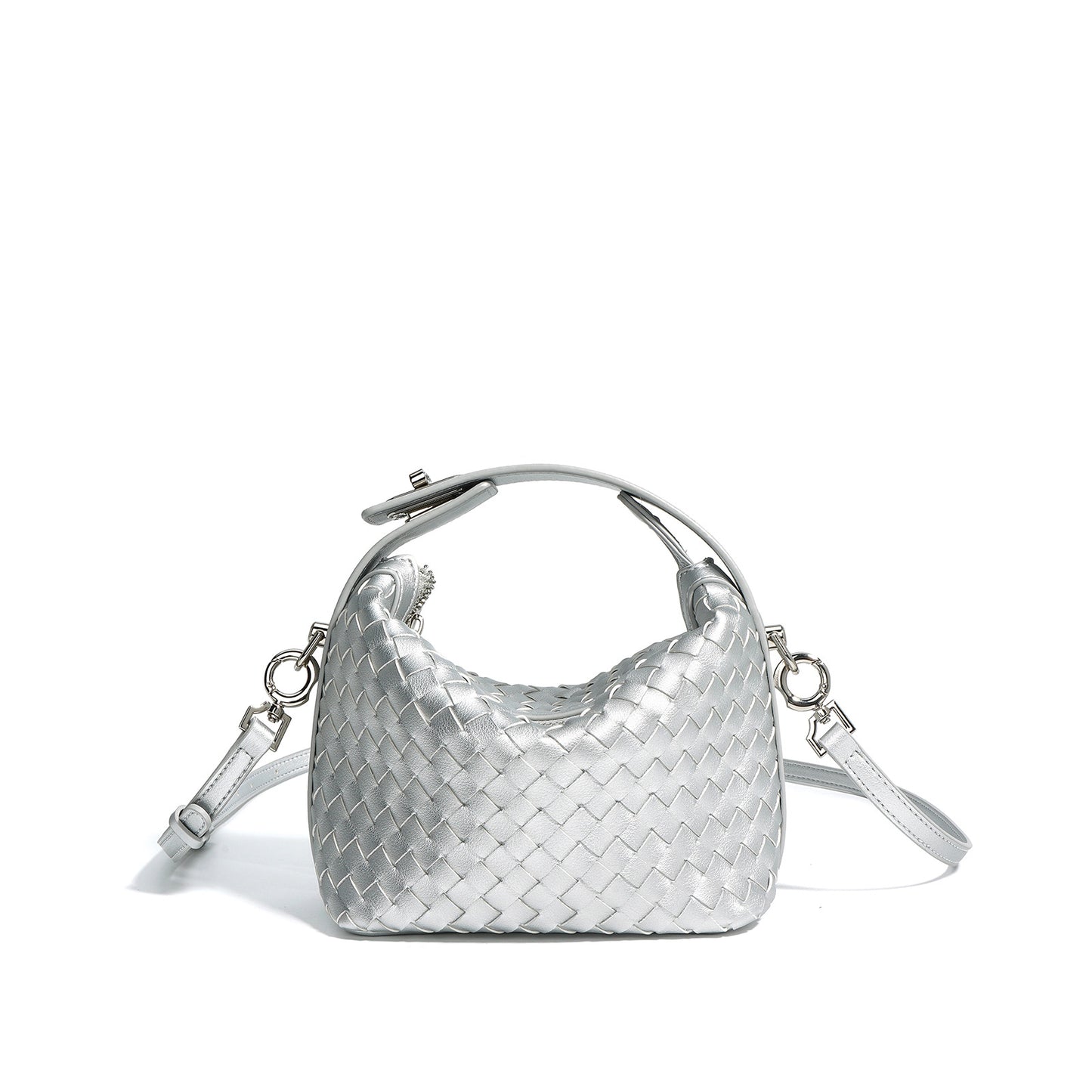 Women's Niche Design Lunch Underarm Genuine Leather Shoulder Bags