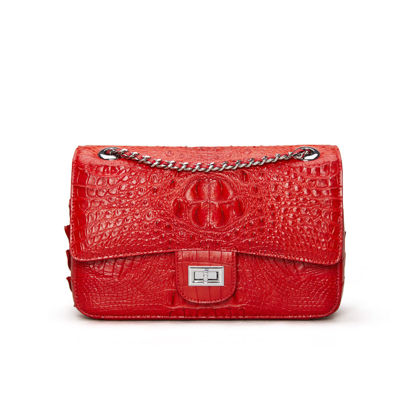 Women's Live Streaming Source Genuine Leather Crocodile Bags