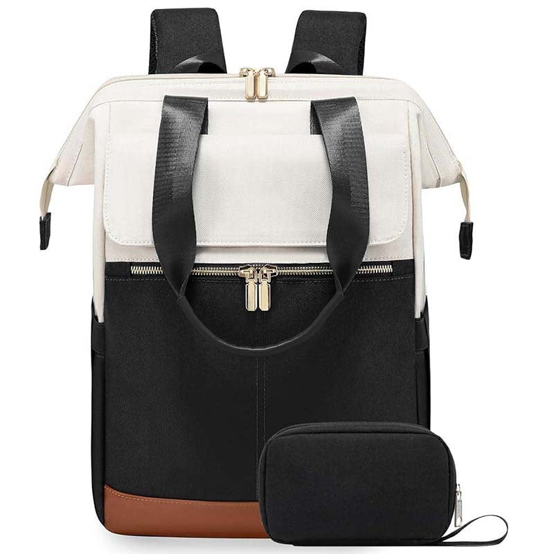 Classy Contrast Color Minimalist Large Capacity Backpacks