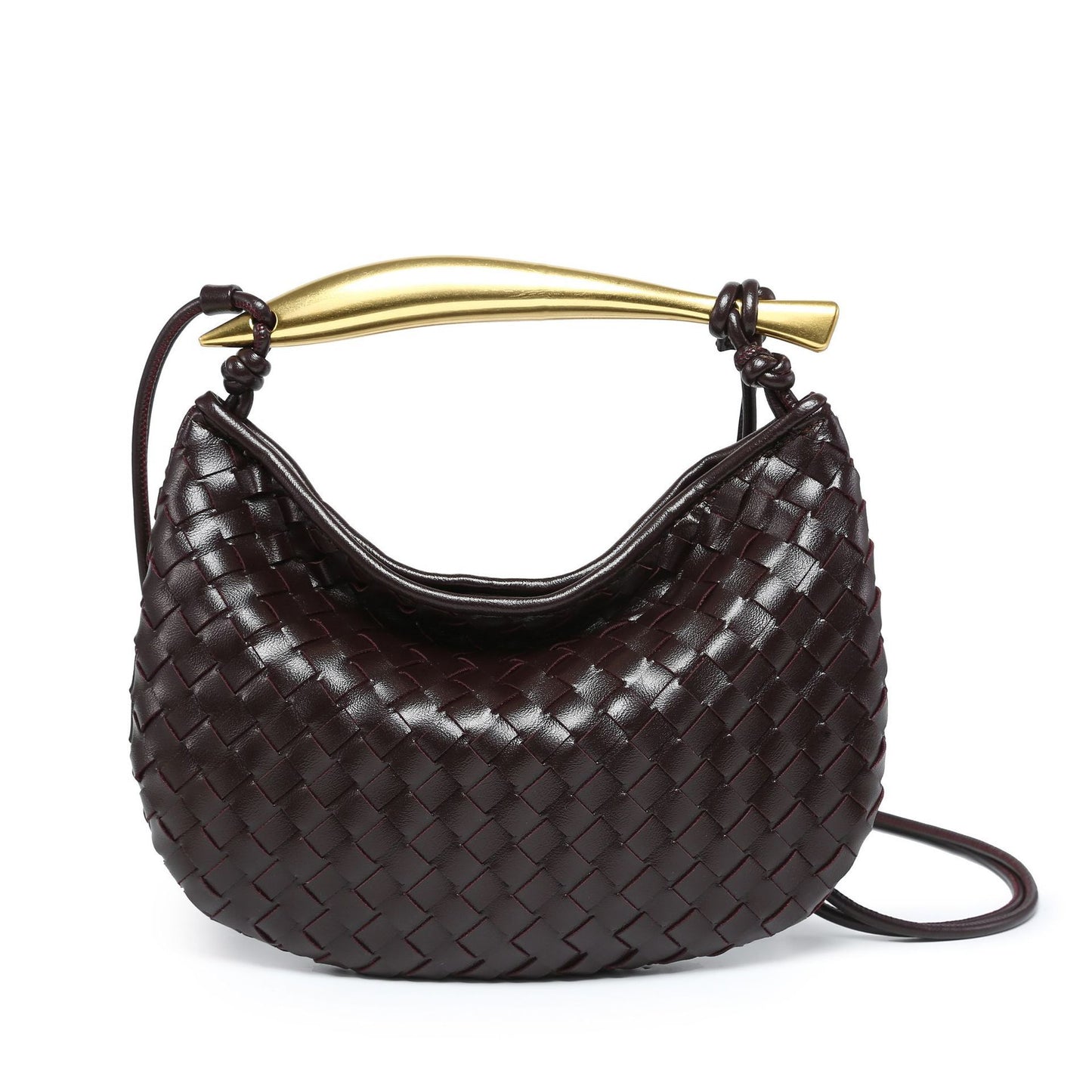 Charming Pretty Woven Sardine Hand Dumpling Crossbody Bags