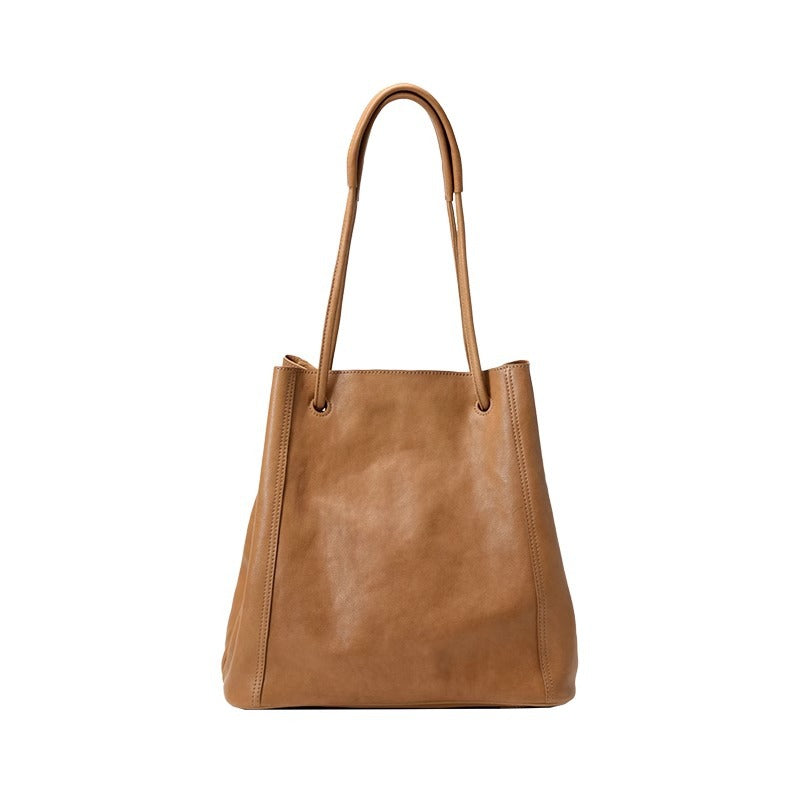 Leather Niche Retro Commuter Large Capacity Armpit Bags