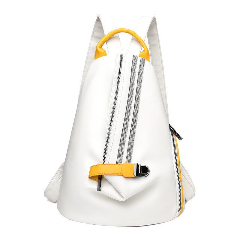 Women's Genuine Leather Korean Style Fashion Cowhide Backpacks