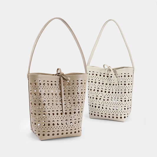 Women's Large Capacity Summer Niche Hollow Design Shoulder Bags
