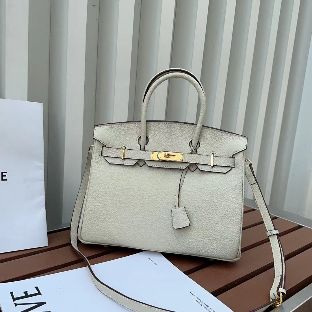 Women's First Layer Cowhide High-grade Large Capacity Handbags