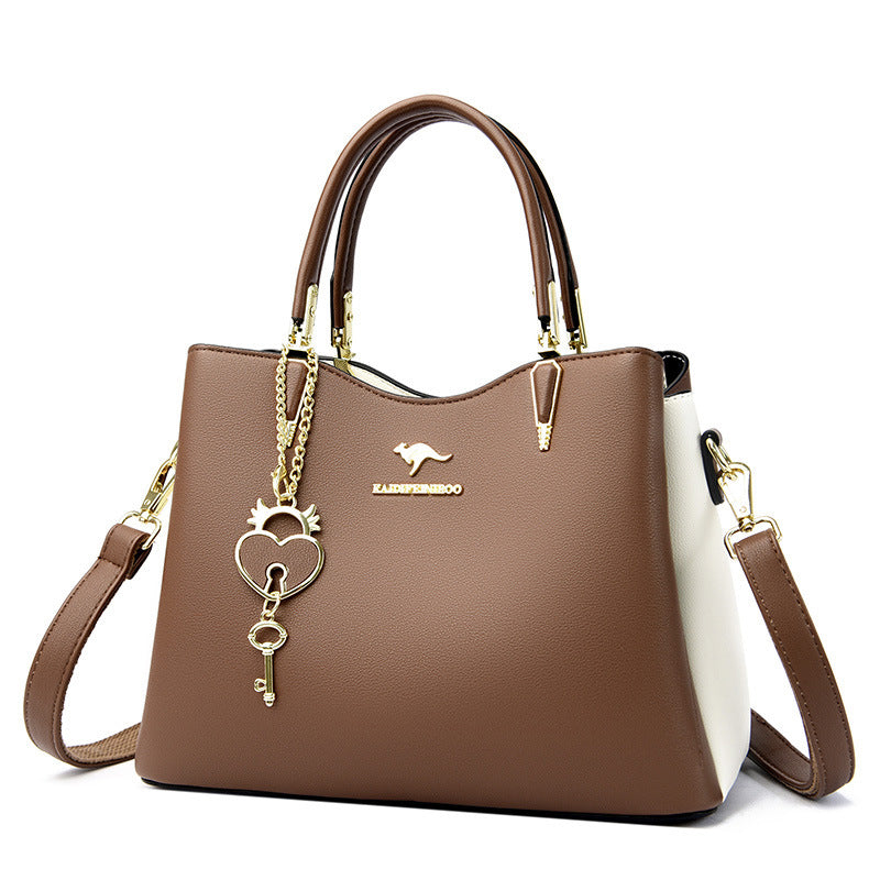 Durable Women's Kangaroo Genuine Leather Simple Tote Bags