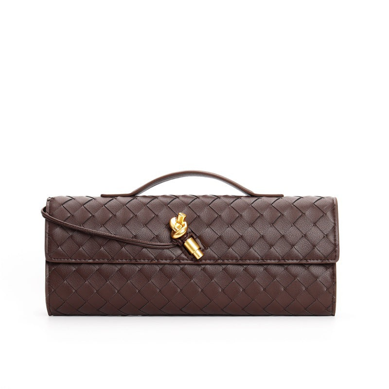 Hand-woven Dinner Baguette Fashion Portable Versatile Armpit Bags