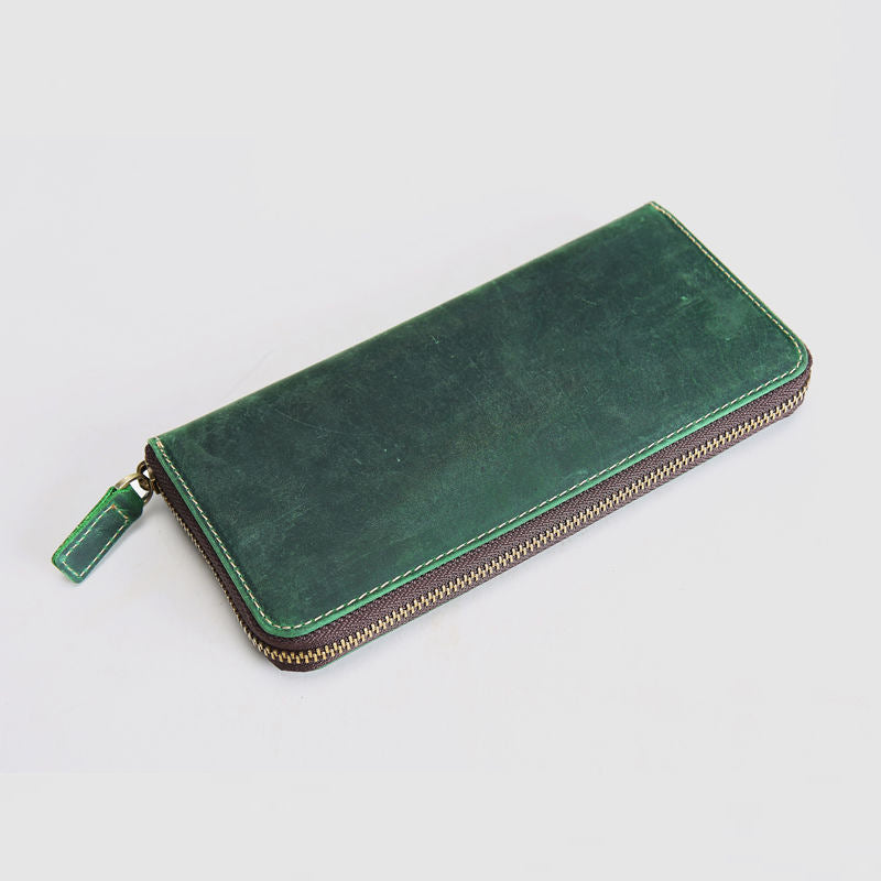 Men's Retro Crazy Horse First Layer Cowhide Men's Wallets