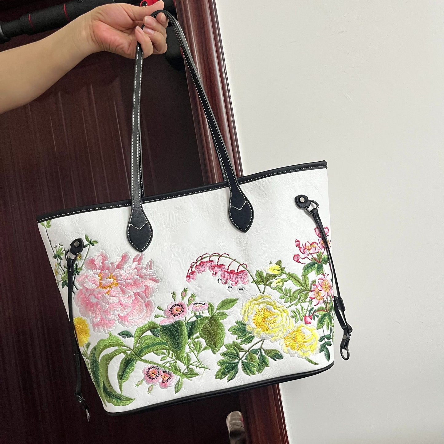 Printed Ethnic Style Textured Cheongsam Chinese Handbags