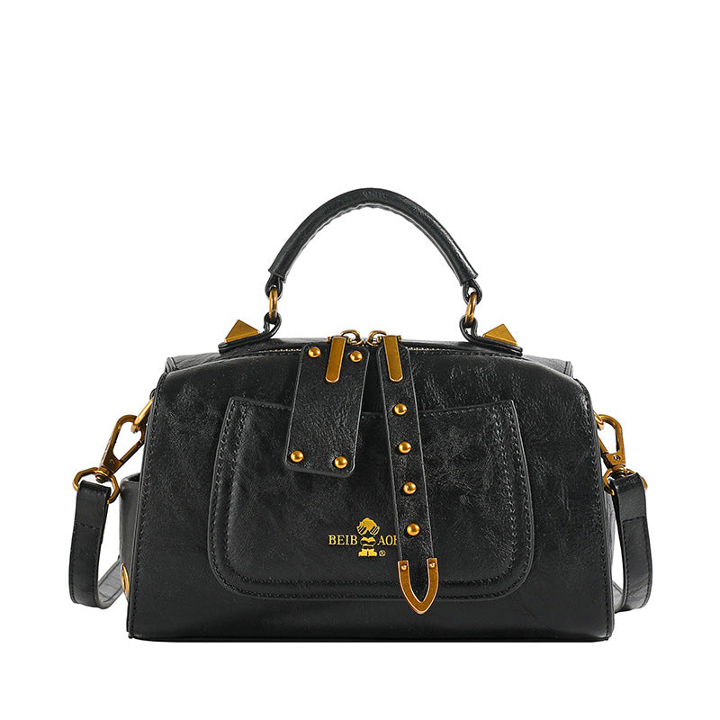 Women's Source Retro Fashion Solid Color Pillow Simple Crossbody Bags