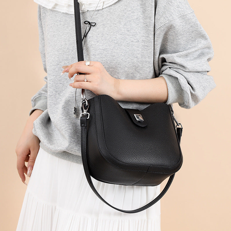 Women's High-grade Leather Light Luxury Textured Fashion Shoulder Bags