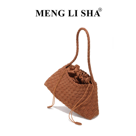 Women's Underarm Textured Frosted Suede Hand Shoulder Bags