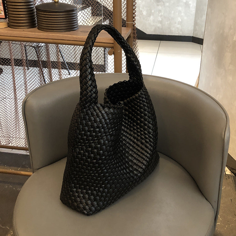 Casual Women's Hand-woven Underarm Fashion Large Tote Bags