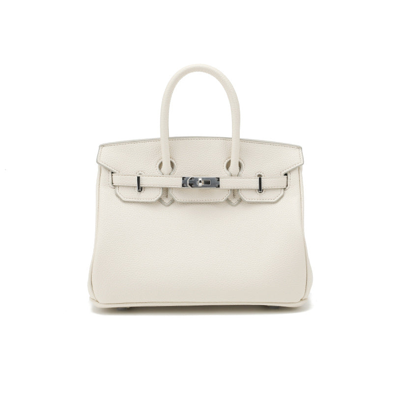 Women's Capacity Lychee Pattern Kelly Fashion Trendy Handbags