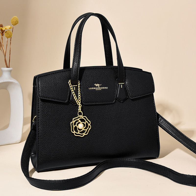 Women's Simple Retro Large Capacity Totes Versatile Handbags