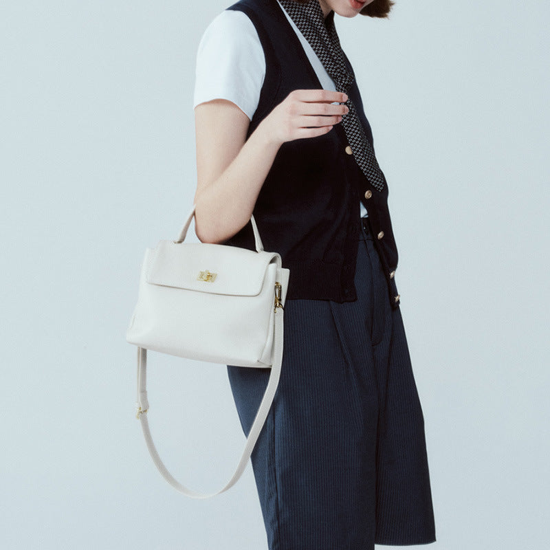 Women's First Layer Cowhide Soft Leather Versatile Shoulder Bags