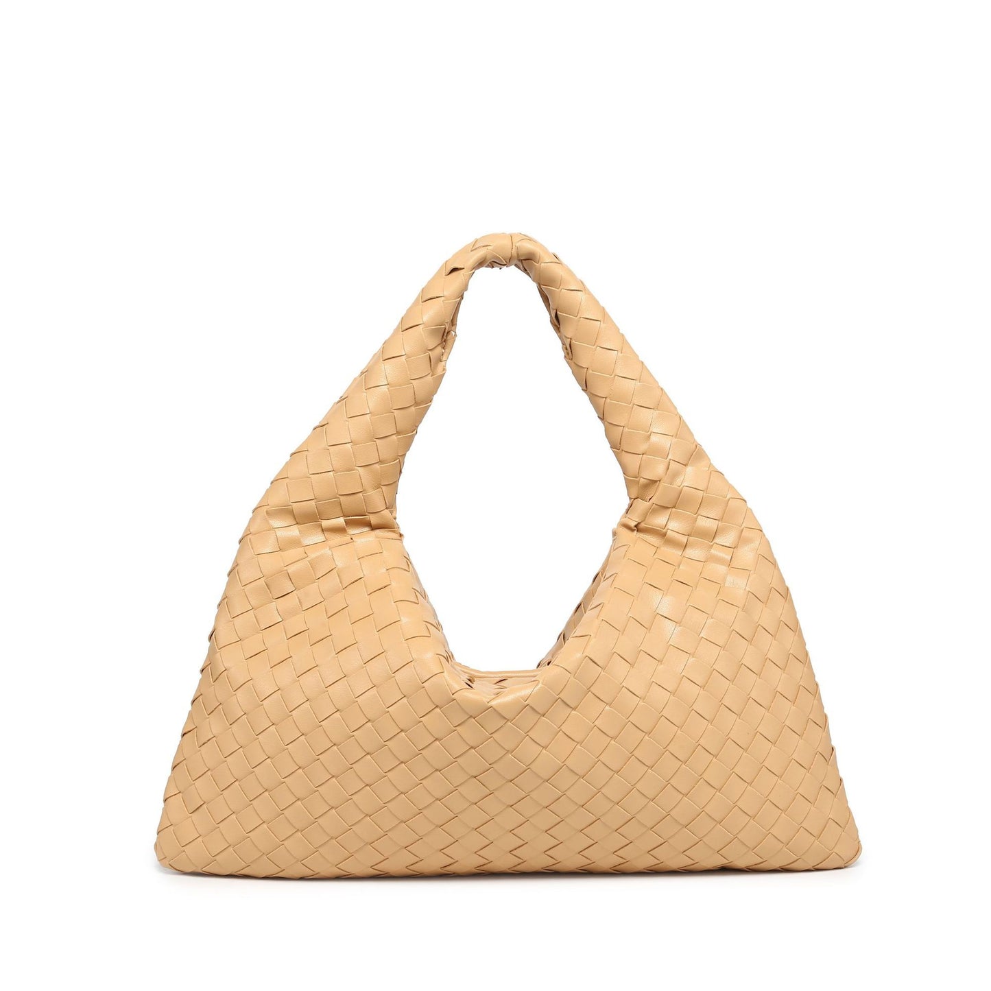 Women's Fashion Woven Large Capacity Portable Underarm Handbags