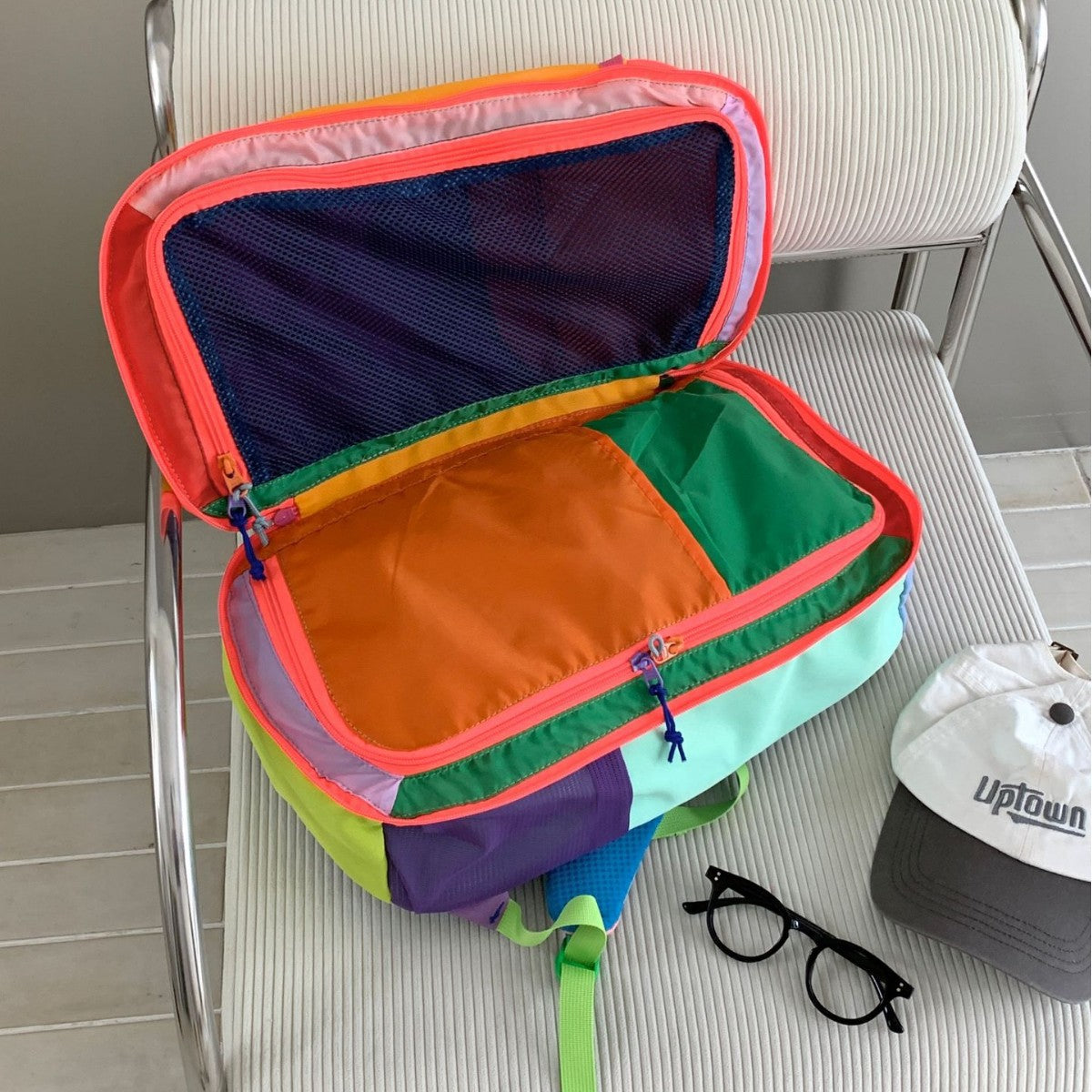 Glamorous Grapefruit Summer Alpaca Personalized Lightweight Backpacks