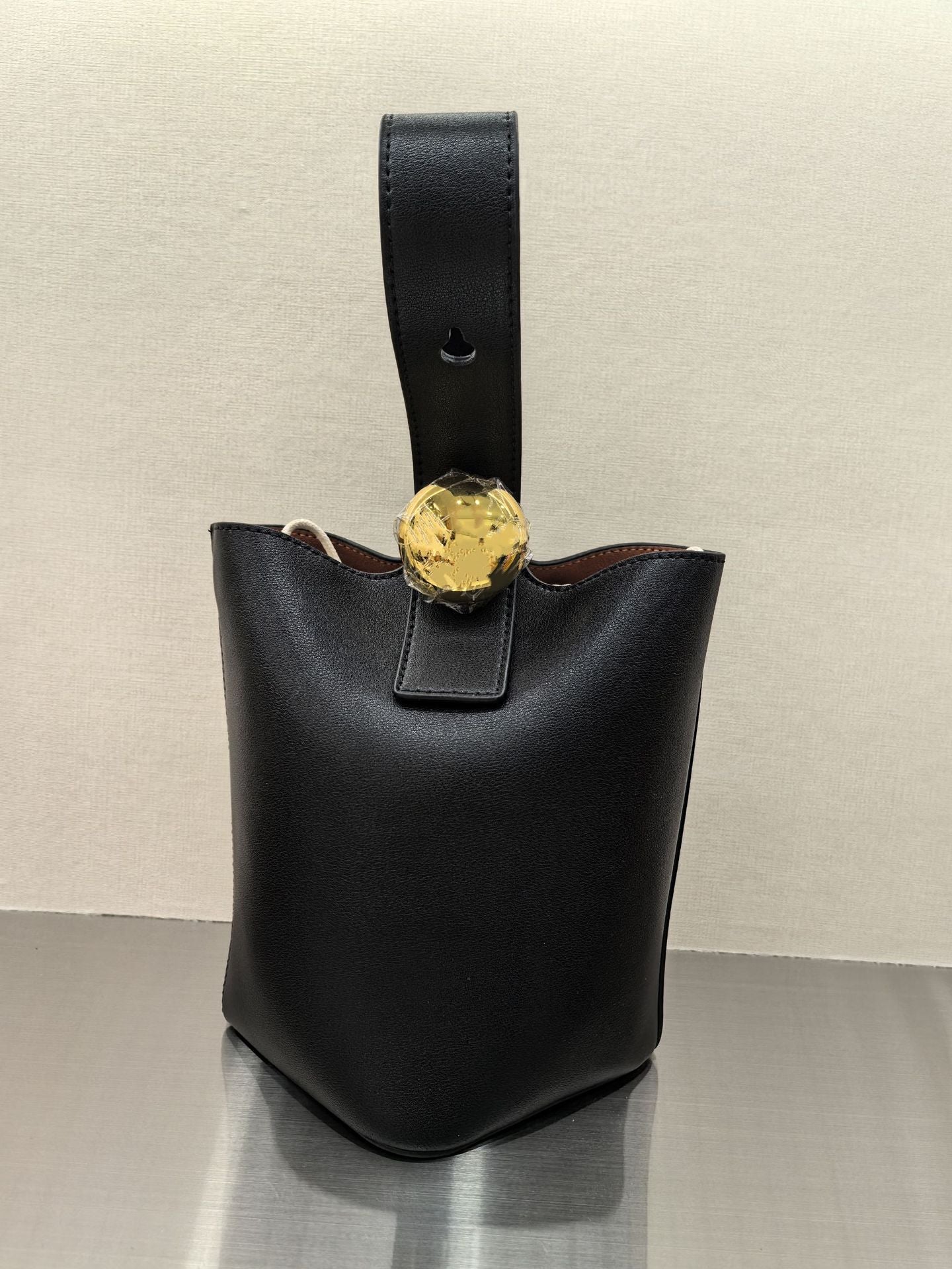 Classic Fortune Imported Cowhide Pattern Gold Crossbody Bags