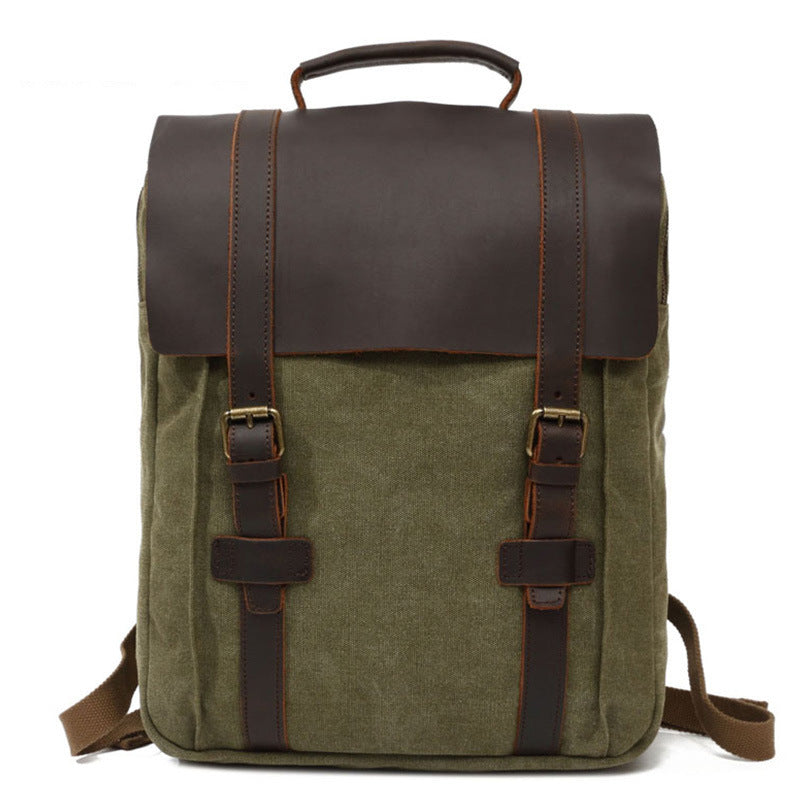 Men's Retro Canvas Large Capacity Computer Backpacks