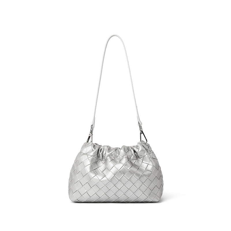 Chain Woven Pattern Classic Style First Crossbody Bags