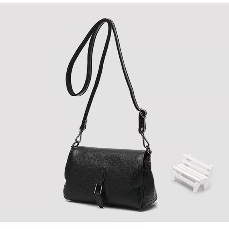 Women's Solid Color Simple Leather Lightweight High-grade Crossbody Bags