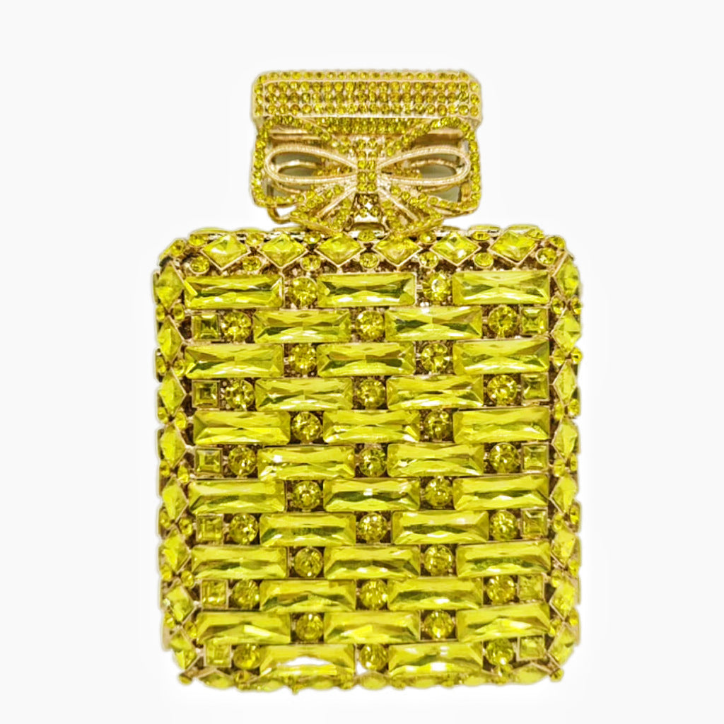 Perfume Bottle Diamond Clutch Banquet Crystal Evening Bags