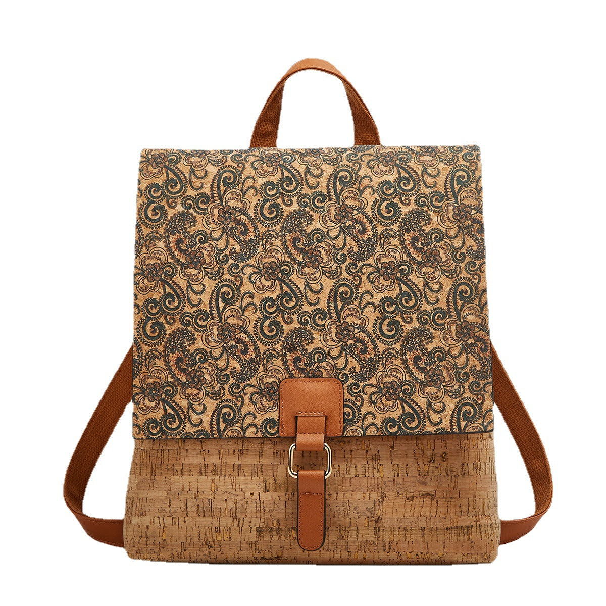 Classic Retro Rose Kraft Paper Exquisite Backpacks