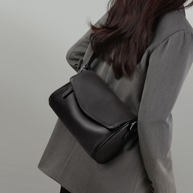 Women's Leather Summer High-grade Large Capacity Commuter Crossbody Bags