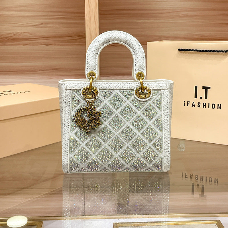 Women's Summer High Sense Genuine Leather Diana Crossbody Bags